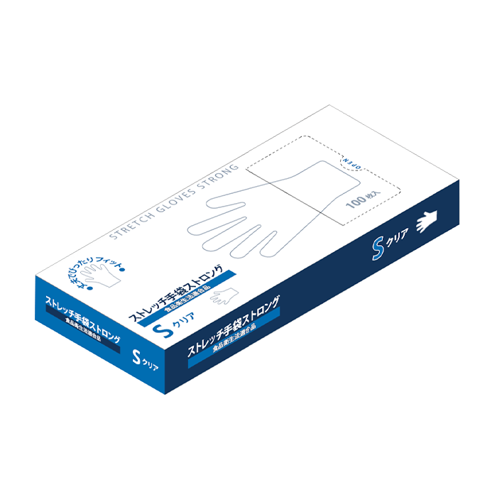 Bao Tay Căng Poly Strong Ozax Size S (100 Cái/ Hộp)