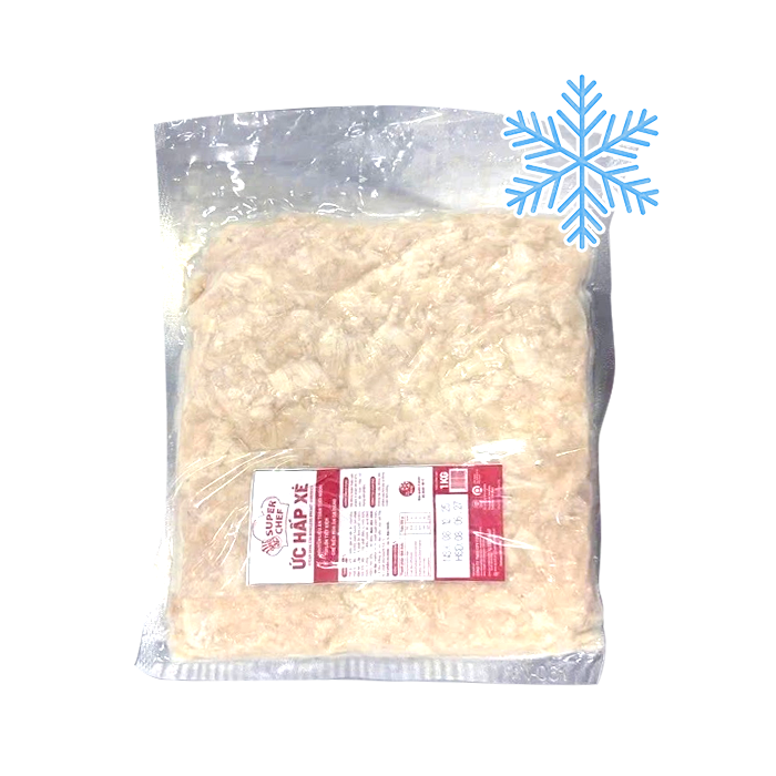 Ức Gà Hấp Xé Đông Lạnh CP 1kg