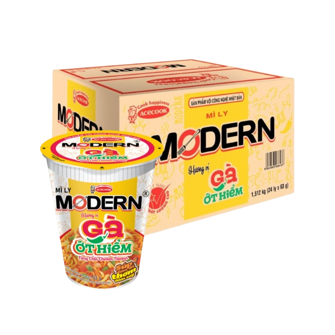 [Carton] Modern Spicy Chicken Flavour Cup Noodles 67g x 24 Cups