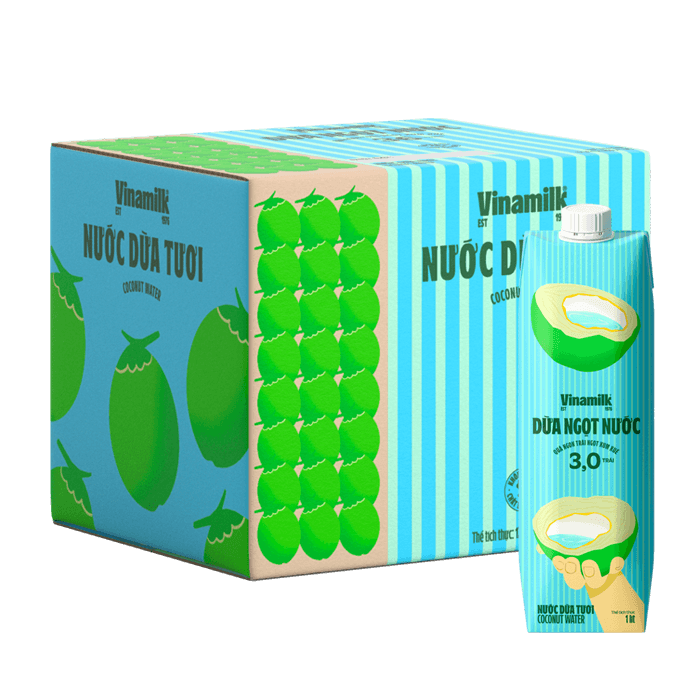[Thùng] Nước Dừa Tươi Cocofresh 1L x 12 Hộp