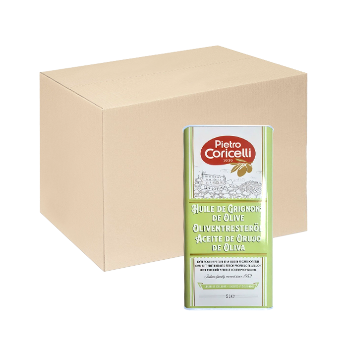 [Thùng] Dầu Oliu Pomace Pietro Coricelli 5L x 4 Can