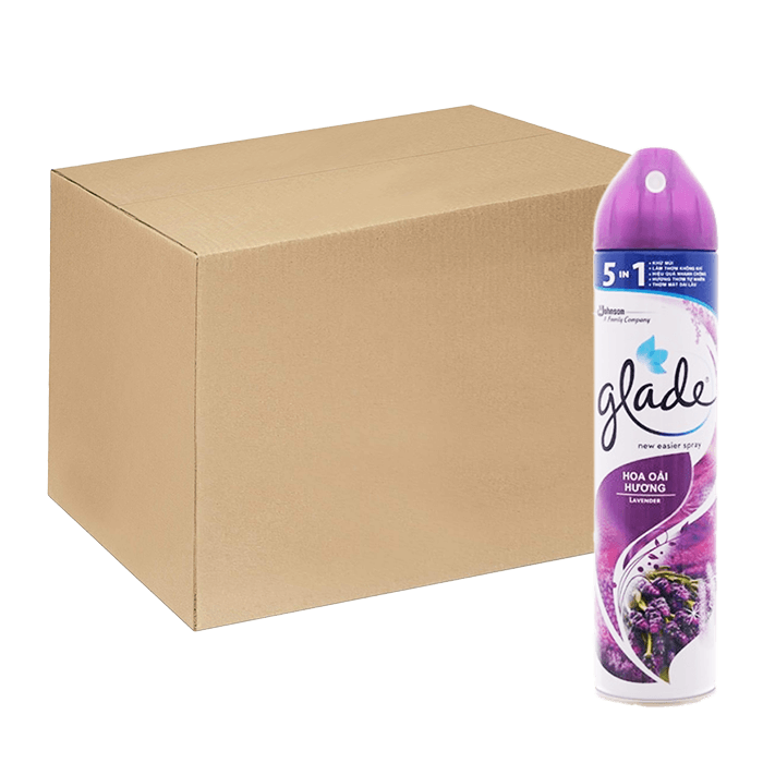[Thùng] Xịt Phòng Hương Oải Hương Glade 280ml x 12 Chai