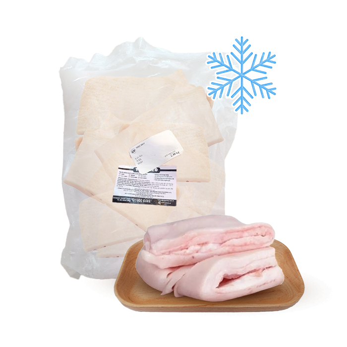 Mỡ Heo Tảng Đông Lạnh CP 1kg