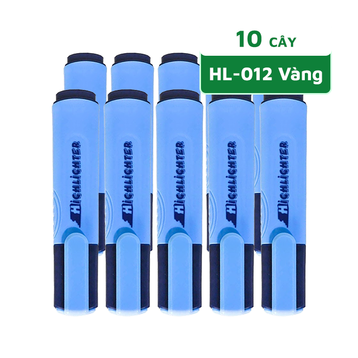 Bút Dạ Quang Thiên Long HL-012 Xanh Biển x 10 Cây
