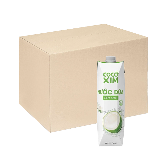 [Carton] Cocoxim Coconut Water 1L x 12 Boxes