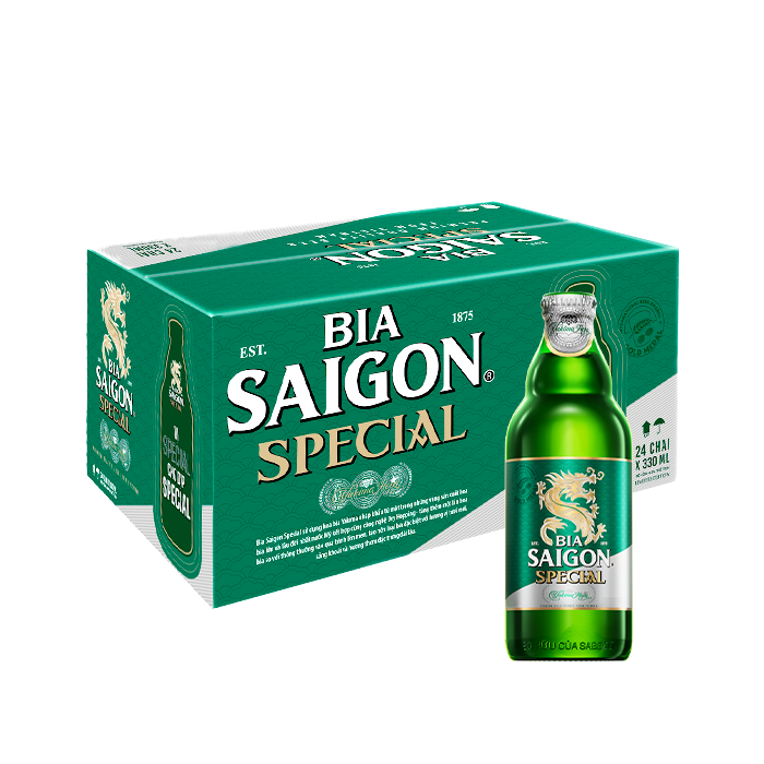 [Thùng] Bia Saigon Special 330ml x 24 Chai