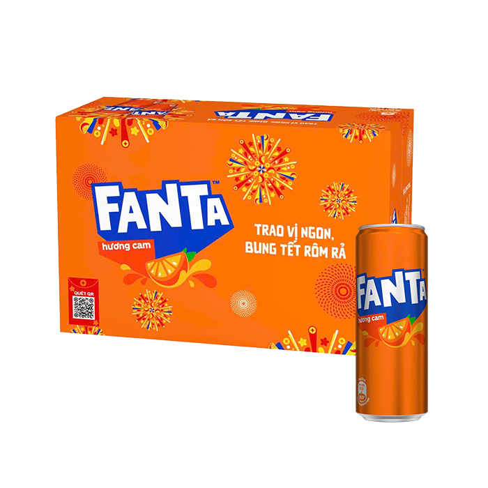 [Carton] Fanta Orange 320ml x 24 Cans