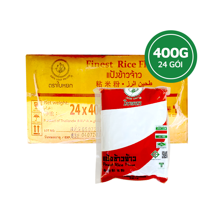 [Thùng] Tinh Bột Gạo Tẻ EUFood 400g x 24 Gói