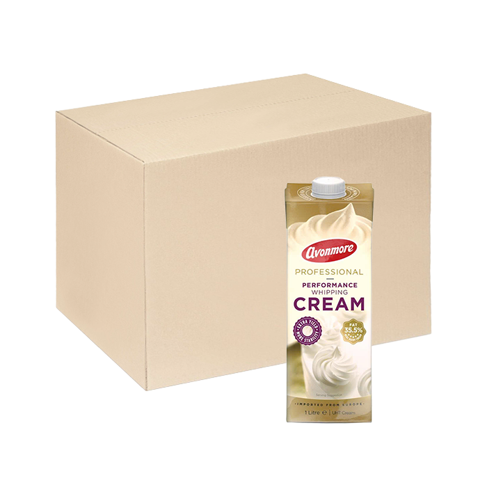 [Thùng] Kem Sữa Đánh Bông 35.5% Chất Béo Avonmore 1L x 12 Hộp