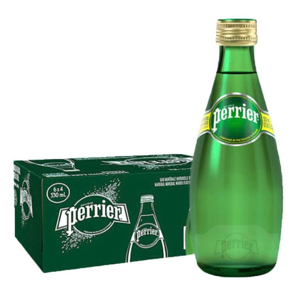 [Carton] Perrier Sparkling Natural Mineral Water 330ml x 24 Bottles