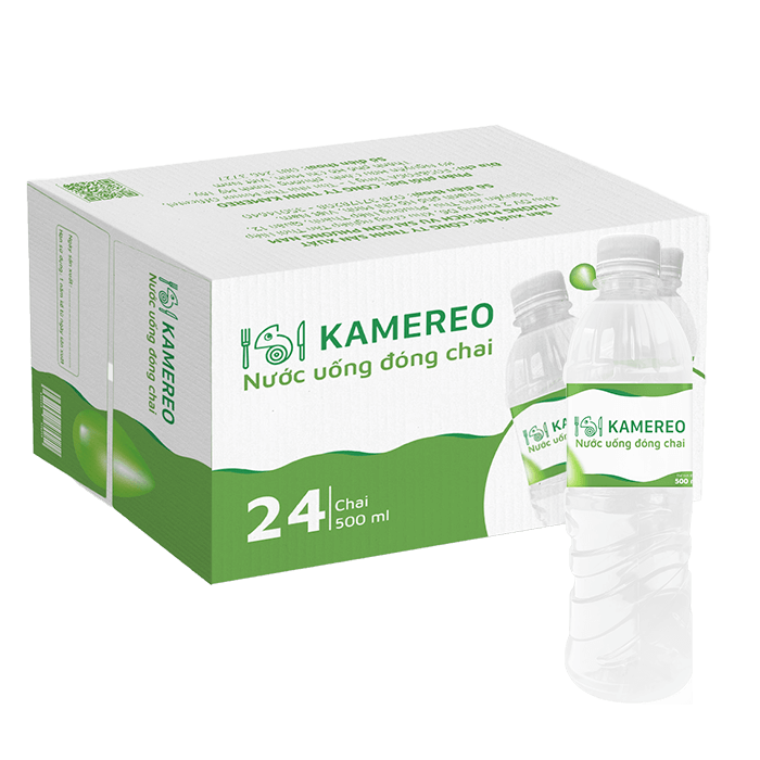 [Thùng] Nước Uống Đóng Chai Kamereo 500ml x 24 Chai