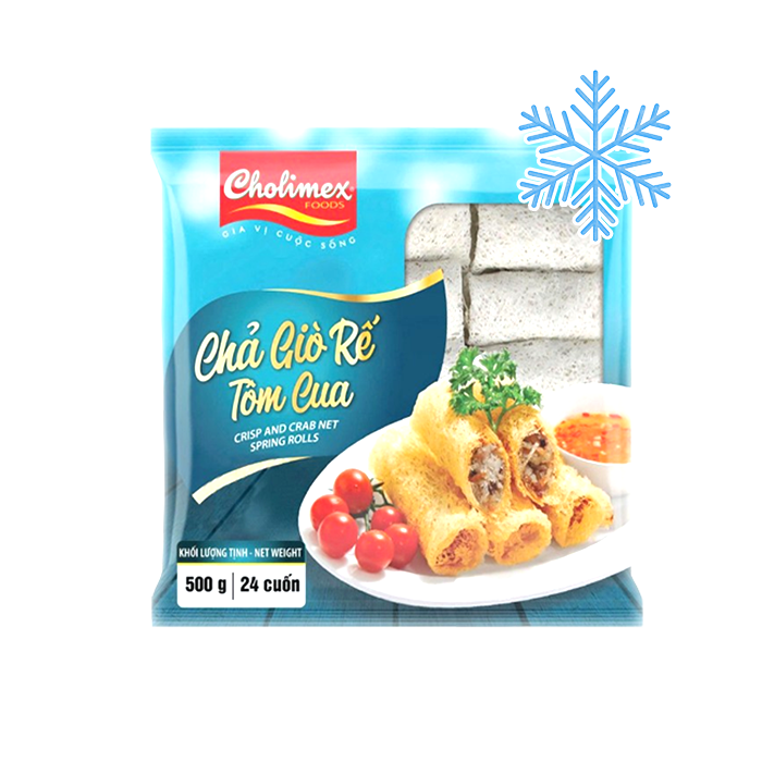 Chả Giò Rế Tôm Cua Đông Lạnh Cholimex 500g