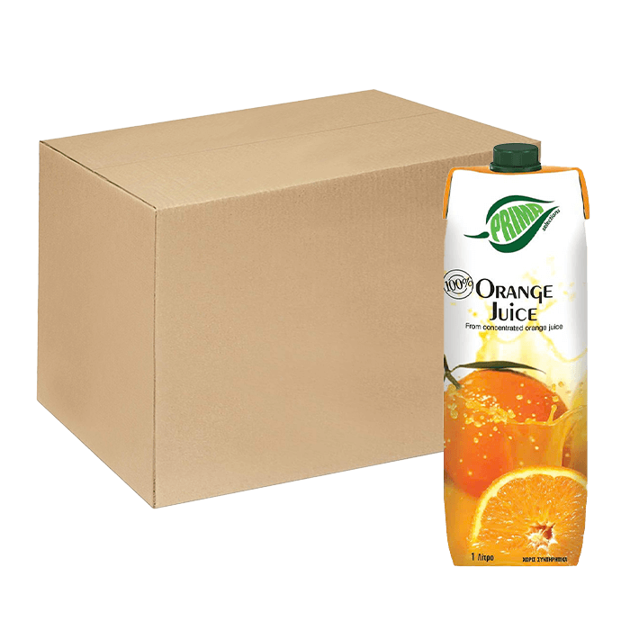 [Thùng] Nước Ép Cam Prima 100% 1L x 12 Hộp