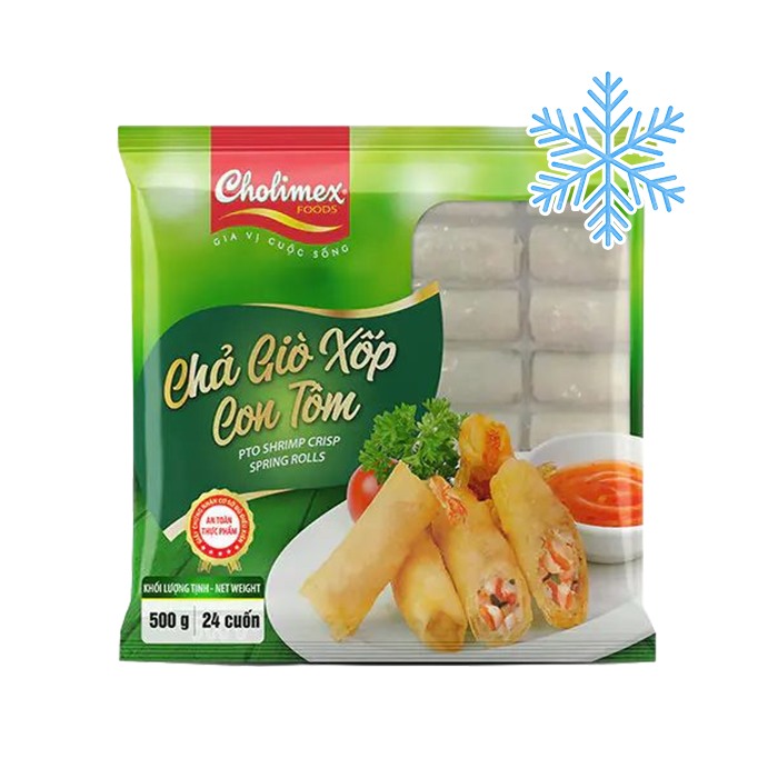 Chả Giò Xốp Con Tôm Đông Lạnh Cholimex 500g