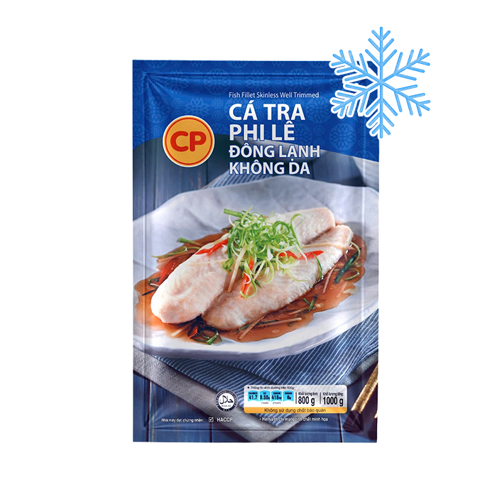 CP Frozen Pangasius Fillet 1kg (Net 80%)