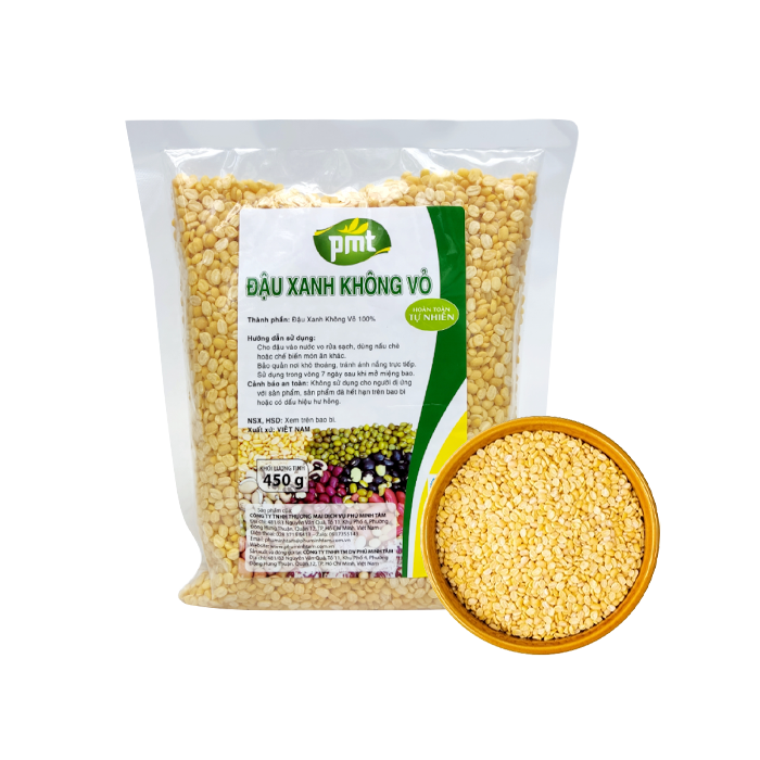 Đậu Xanh Không Vỏ Phú Minh Tâm 450g