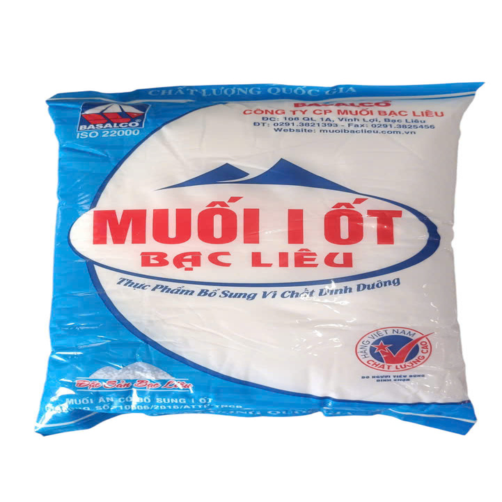Muối I Ốt Bạc Liêu 1kg