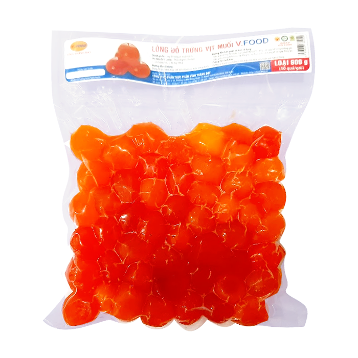 Lòng Đỏ Trứng Muối VTĐ Size 12-13g Gói 50 Trứng