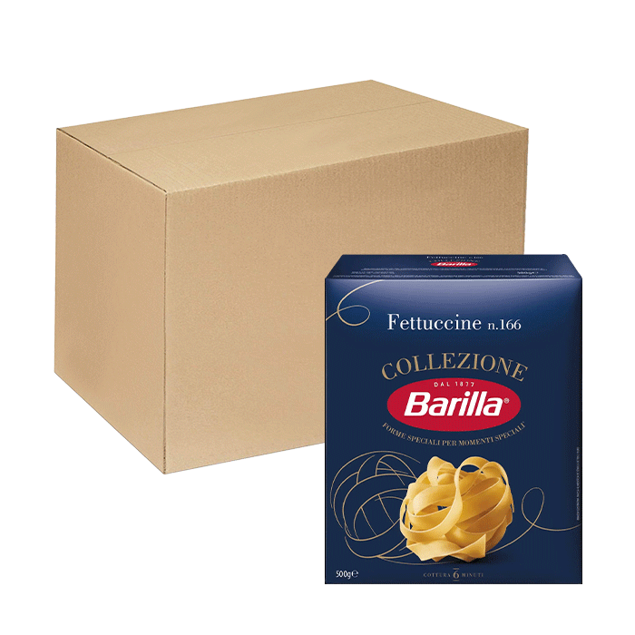 [Thùng] Mỳ Barilla Sợi Dẹp Fettuccine No.166 500g x 12 Hộp