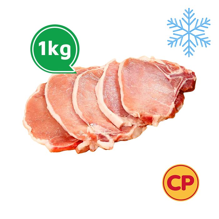Cốt Lết Cắt Lát Đông Lạnh CP Gói 1kg