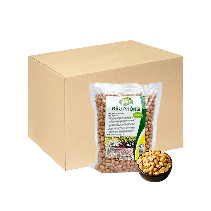 [Thùng] Đậu Phộng Phú Minh Tâm 450g x 30 Gói