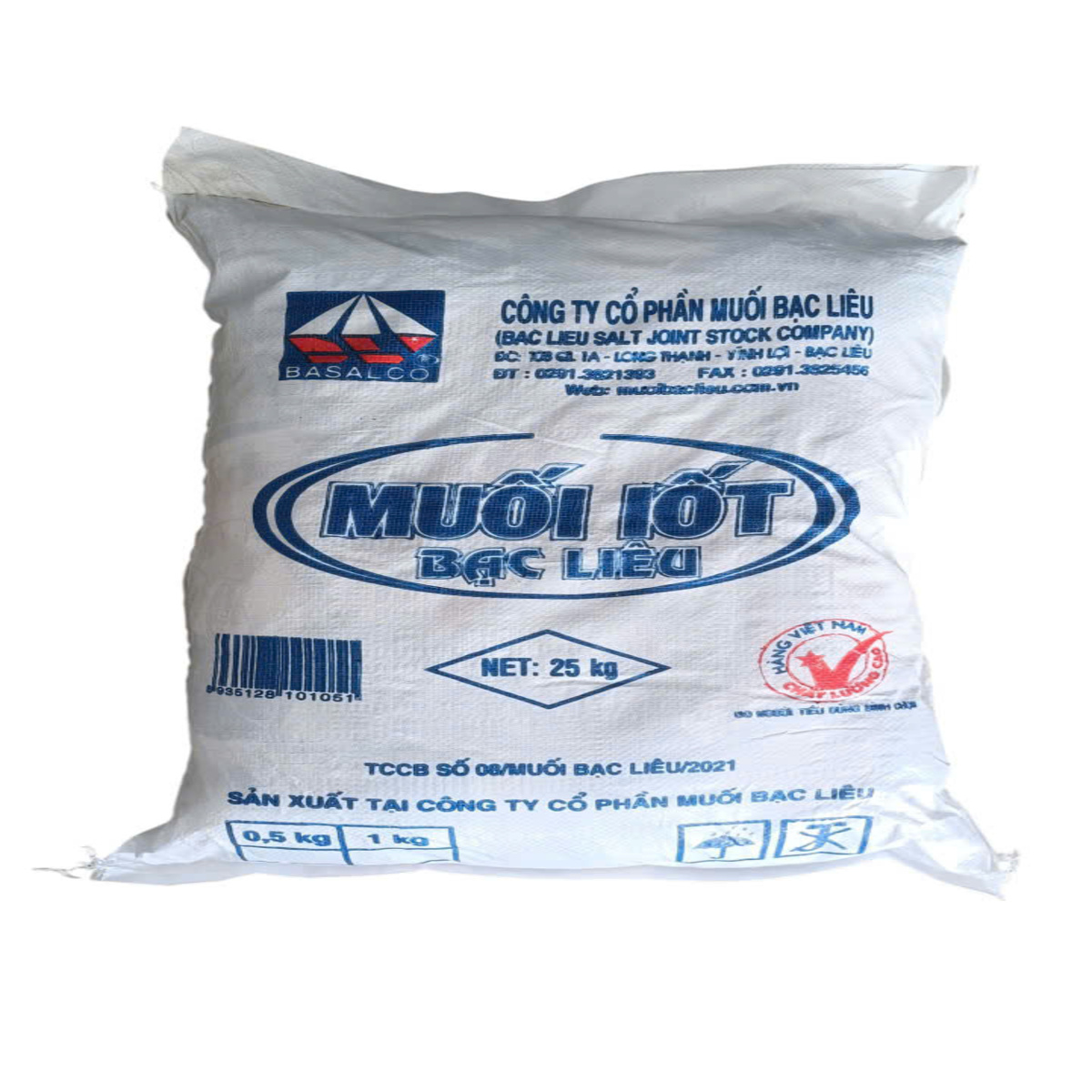 [Bao] Muối I Ốt Bạc Liêu 1kg x 25 Gói