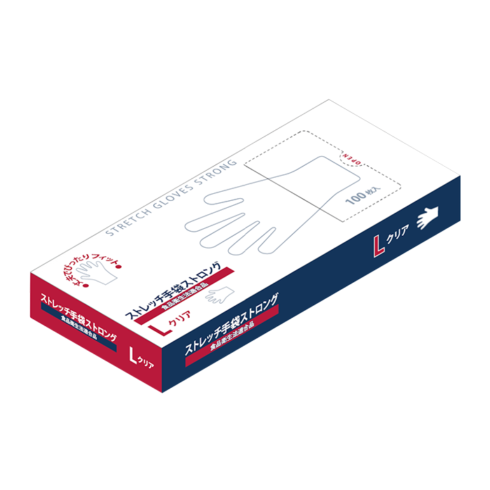 Bao Tay Căng Poly Strong Ozax Size L (100 Cái/ Hộp)