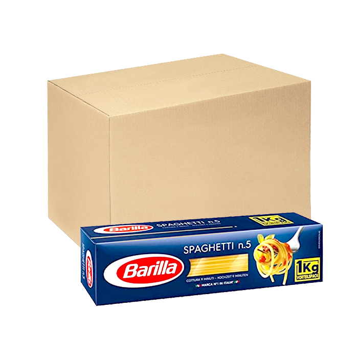 [Thùng] Mì Spaghetti Barilla Số 5 1kg x 15 Gói