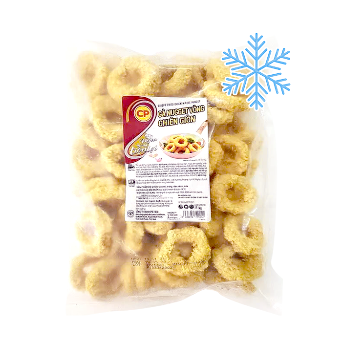 Gà Nugget Hình Vòng Đông Lạnh CP 1kg