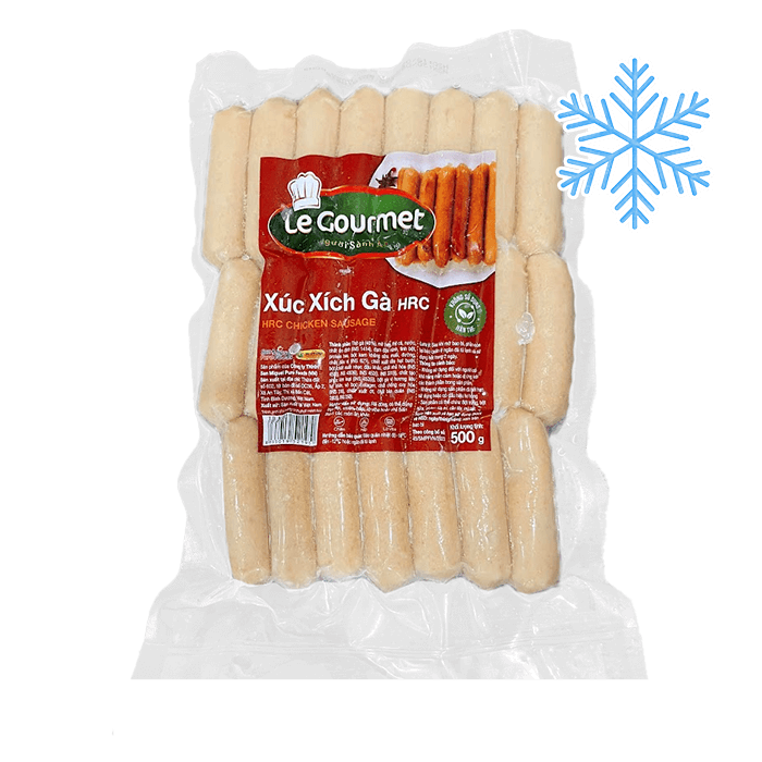 Xúc Xích Gà Đông Lạnh Le Gourmet  500g