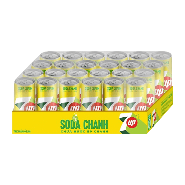[Thùng] Soda Chanh 7Up 320ml x 24 Lon