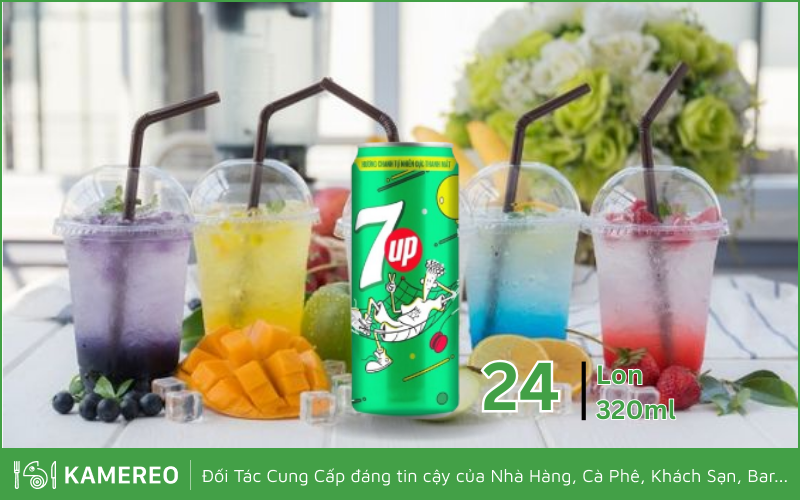 [Thùng] Nước Giải Khát 7Up 320ml x 24 Lon_details_2
