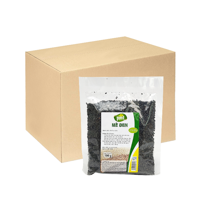 [Thùng] Mè Đen Phú Minh Tâm 100g x 40 Gói