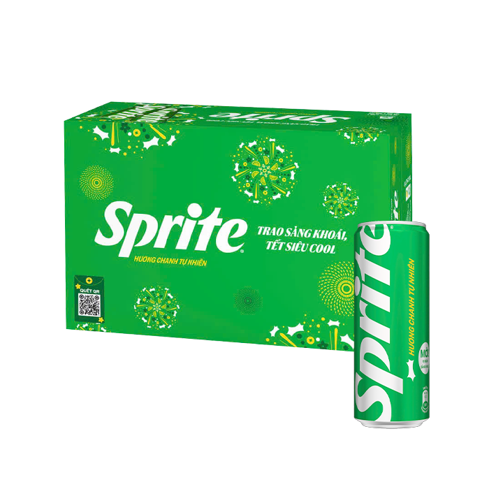 [Thùng] Sprite 320ml x 24 Lon