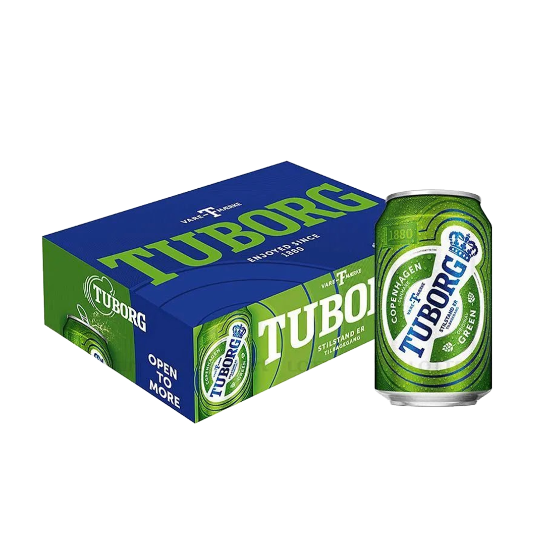 [Thùng] Tuborg Beer 330ml x 24 Cans