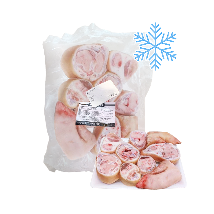 Chân Giò Trước Heo Cắt Khoanh Đông Lạnh CP (Mua gói tính tiền kg)