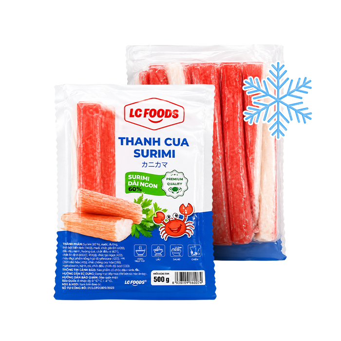 Thanh Cua Surimi Đông Lạnh LC Foods 500g