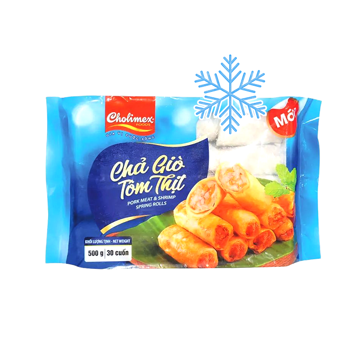 Chả Giò Tôm Thịt Đông Lạnh Cholimex 500g