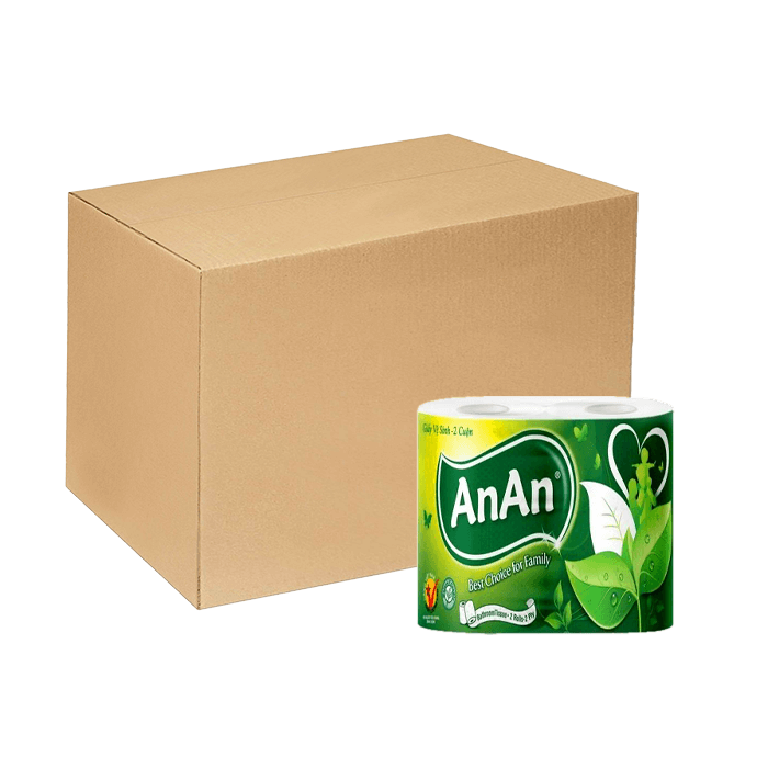 [Thùng] Khăn Giấy AnAn 10 Cuộn x 10 Lốc
