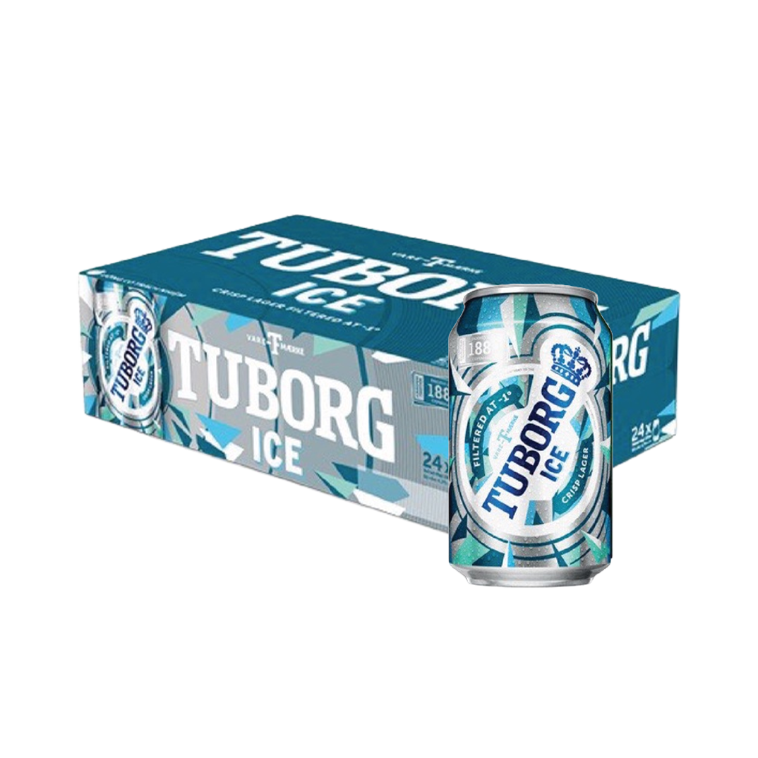 [Thùng] Tuborg Ice Beer 330ml x 24 Cans