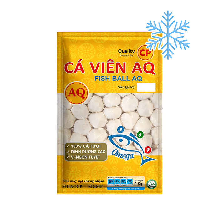 Cá Viên AQ Đông Lạnh CP 1kg