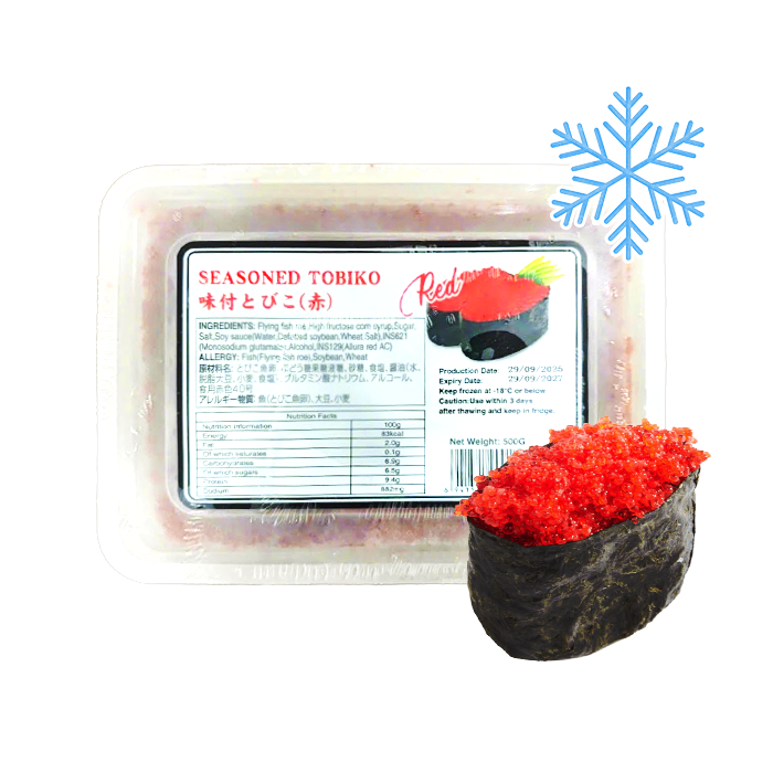 Trứng Cá Chuồn Đỏ Đông Lạnh 500g