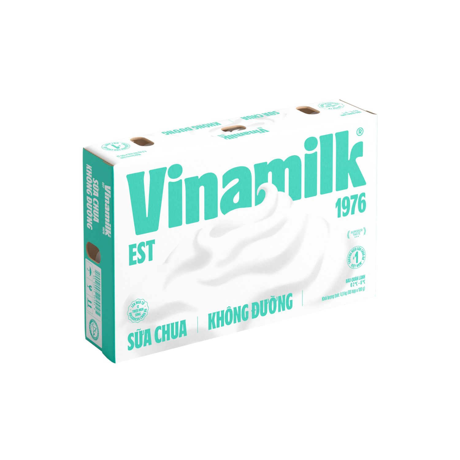 [Thùng] Sữa Chua Ăn Vinamilk Không Đường 100g x 48 Hộp