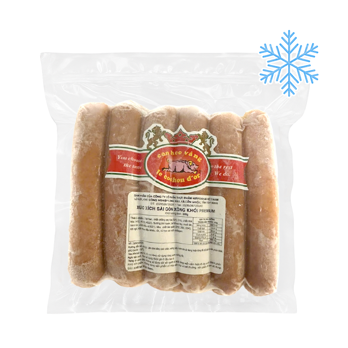 Xúc Xích Sài Gòn Xông Khói Premium Đông Lạnh NH Foods 500g