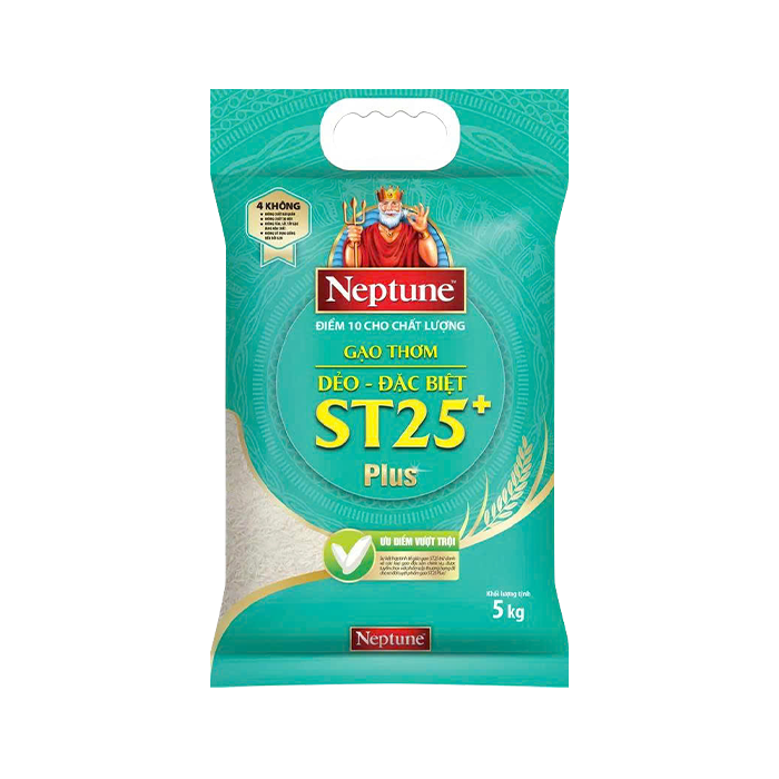 Gạo ST25 Plus Neptune 5kg