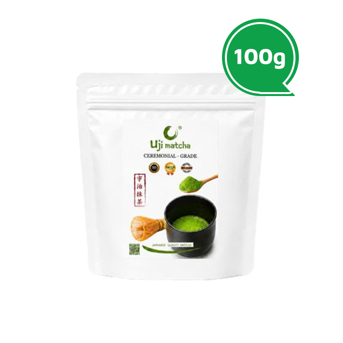 Bột Trà Xanh Ceremonial Grade Uji Matcha 100g