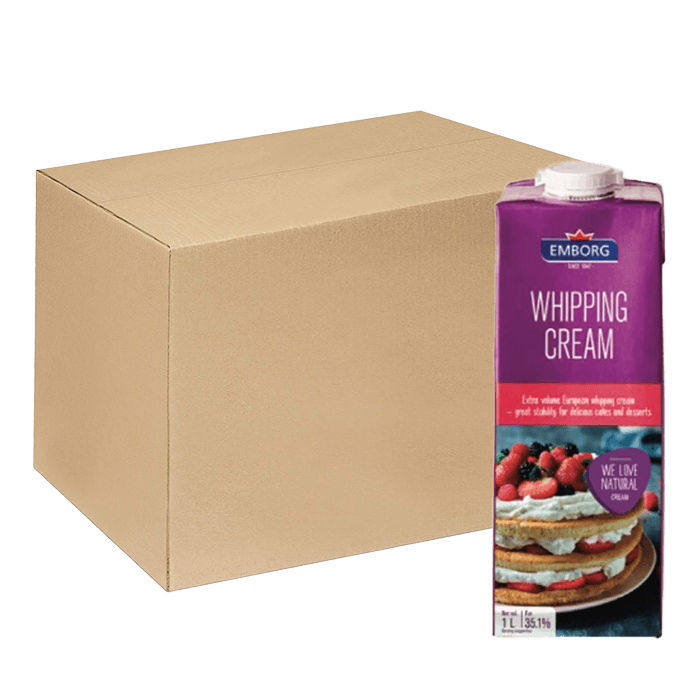 [Thùng] Kem Sữa Emborg 35% 1L x 12 Hộp