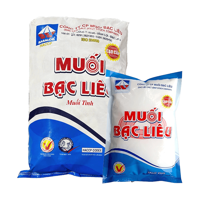 [Bao] Muối Tinh Bạc Liêu 500g x 50 Gói