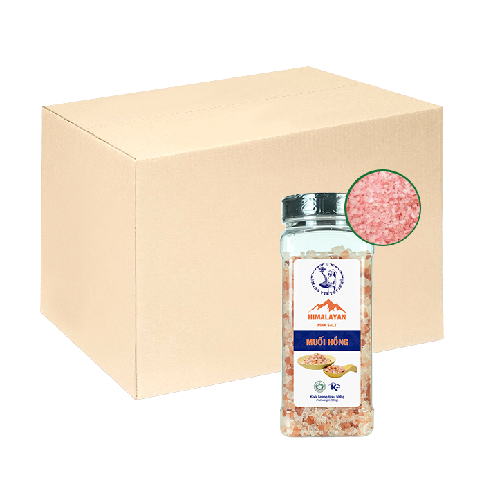 [Carton] Tran Chau Himalayan Pink Rock Salt 500g x 12 Jars